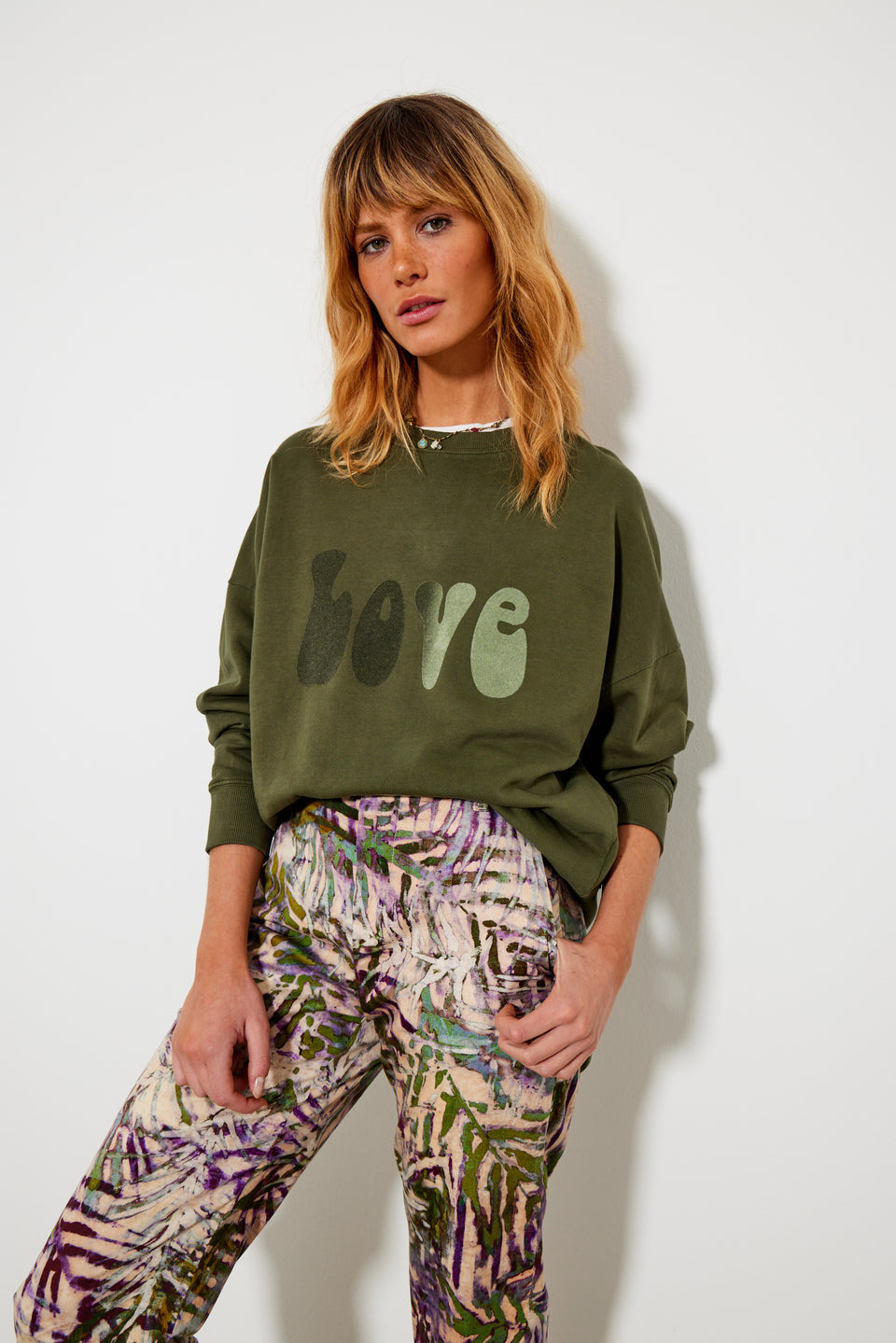 Five Love Sweatshirt - Khaki