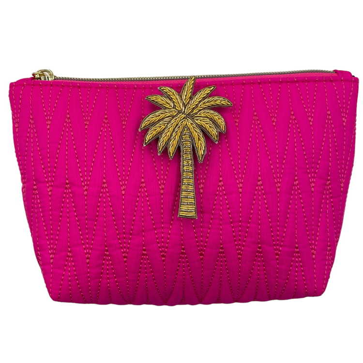 Sixton Tribeca Make Up Bag - Bright Pink
