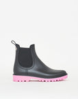 Druppel Wellies | Black/Moonlight Mauve