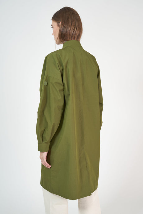 Tanta Orballo Trenchcoat - Sphagnum