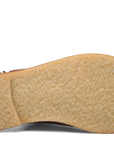 Buckle Flat Scalloped Edge Sandal | Natural Tan