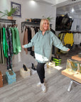 Poncho | Iceberg Green