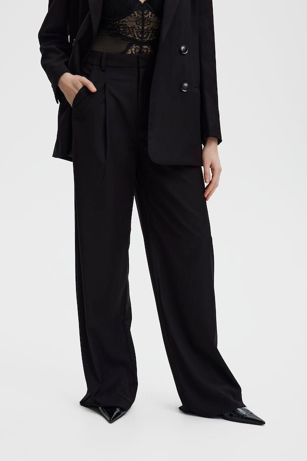 Gestuz Paula Wide Trouser - Black