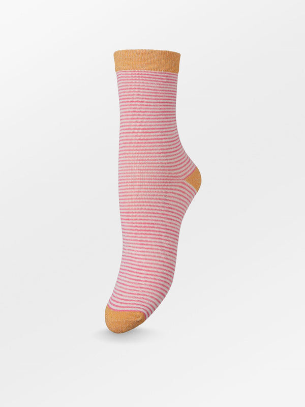 Beck Sondergaard Estella Stripe Sock - Morning Pink