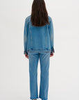 My Essential Wardrobe Dango Denim Jacket - Medium Blue Wash