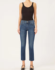 Mila Cigarette Jeans | Dark Blue