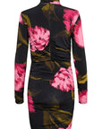 Aline Short Dress | Pink Flower
