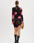 Aline Short Dress | Pink Flower