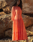 Alicia Maxi Dress | Coral
