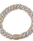 Silver-Beige Glitter Stripe