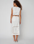 Stella Nova - Elements Embroidered Cotton Skirt