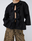 Crispy Bow Blouse