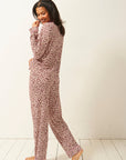 Licorice Leopard Long Pyjamas