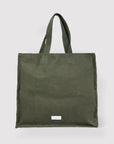 Les Pensionnaires Large Organic Tote Bag Caper Green