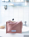 Organic Cotton Cube Toiletry Bag | Rosewood