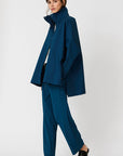 Marelys Raincoat | Blue Opal