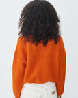 American Vintage Vitow Cardigan Brick Melange
