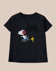 Five Jeans Snoopy Musical T-Shirt Acid Grey