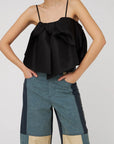 Crispy Over Sized Bow Top