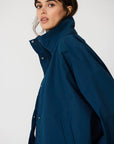 Marelys Raincoat | Blue Opal