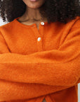 American Vintage Vitow Cardigan Brick Melange