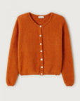 American Vintage Vitow Cardigan Brick Melange