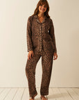 RIXO Classic Leopard Long Pyjamas