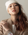 Cashmere Rib Beanie Hat