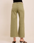 Five Jeans Lucia Cropped Pants Kaki