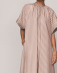 Maxi Smock Dress in Pink