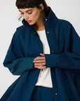 Marelys Raincoat | Blue Opal