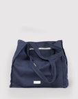 Large Organic Tote Bag | Storm Blue