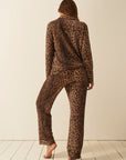 RIXO Classic Leopard Long Pyjamas