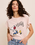 Five Jeans Snoopy Musical T-Shirt Pink