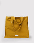 Les Pensionnaires Large Organic Tote Bag Saffron Yellow