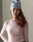 Cashmere Rib Beanie Hat