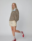 Stella Nova - Leopard Blouse With Embroidery