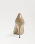 Hazel Leather Pointed Toe Heel | Nude