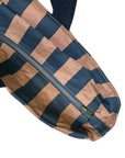 Sixton London Striped Brown & Black tote bag - Large