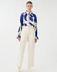 Dea Kudibal Cassisa Silk Blouse - Datura Cobalt