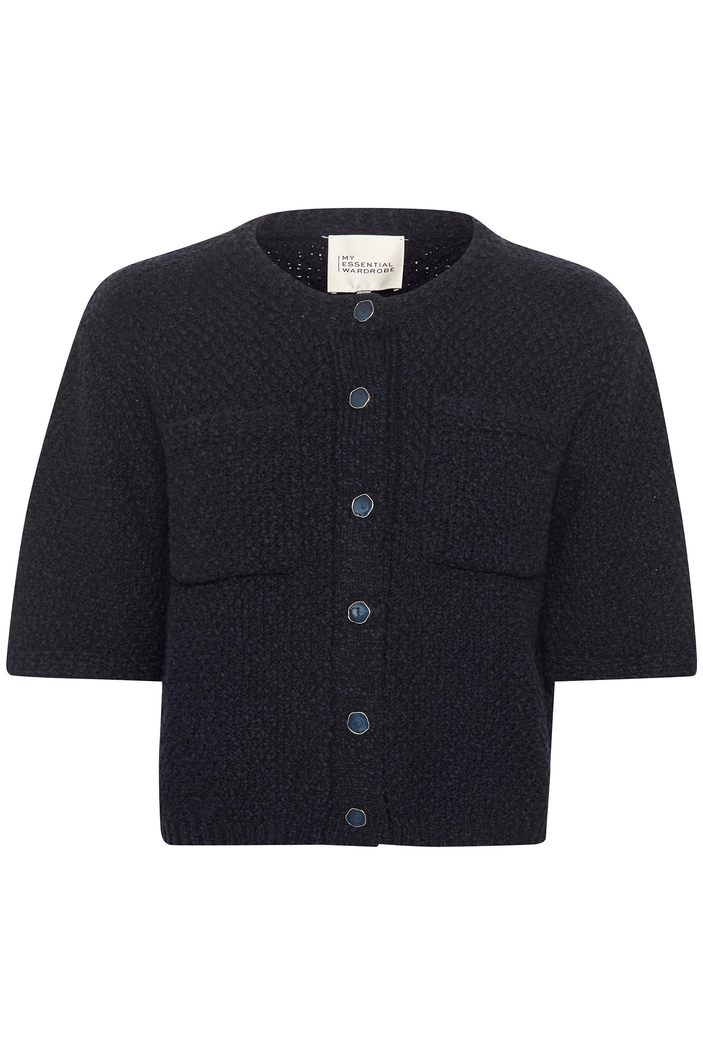 My Essential Wardrobe Carry Knit Cardigan - Sky Captain Blue