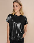 Mos Mosh Nivola Foil T-Shirt - Black