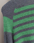 Five Striped Jumper - Navy/Green