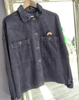 Five Valon Corduroy Shirt Jacket - Navy