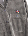 Five Valon Corduroy Shirt Jacket - Khaki