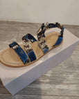 Ivy Lee Cherry Sandal - Blue