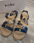 Ivy Lee Cherry Sandal - Blue