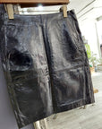 2nd Day Cecilia Leather Skirt - Navy