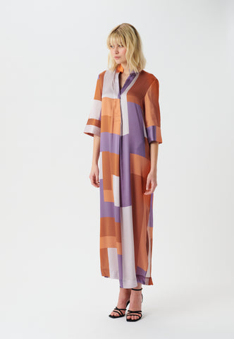 Dea Kudibal Helga Linear Silk Dress - Violet