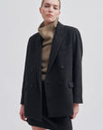 Second Female Jaime Blazer - Dark Grey Melange